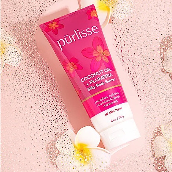 Purlisse Coconut Oil + Plumeria Silky Body Butter - Picture 1 of 3